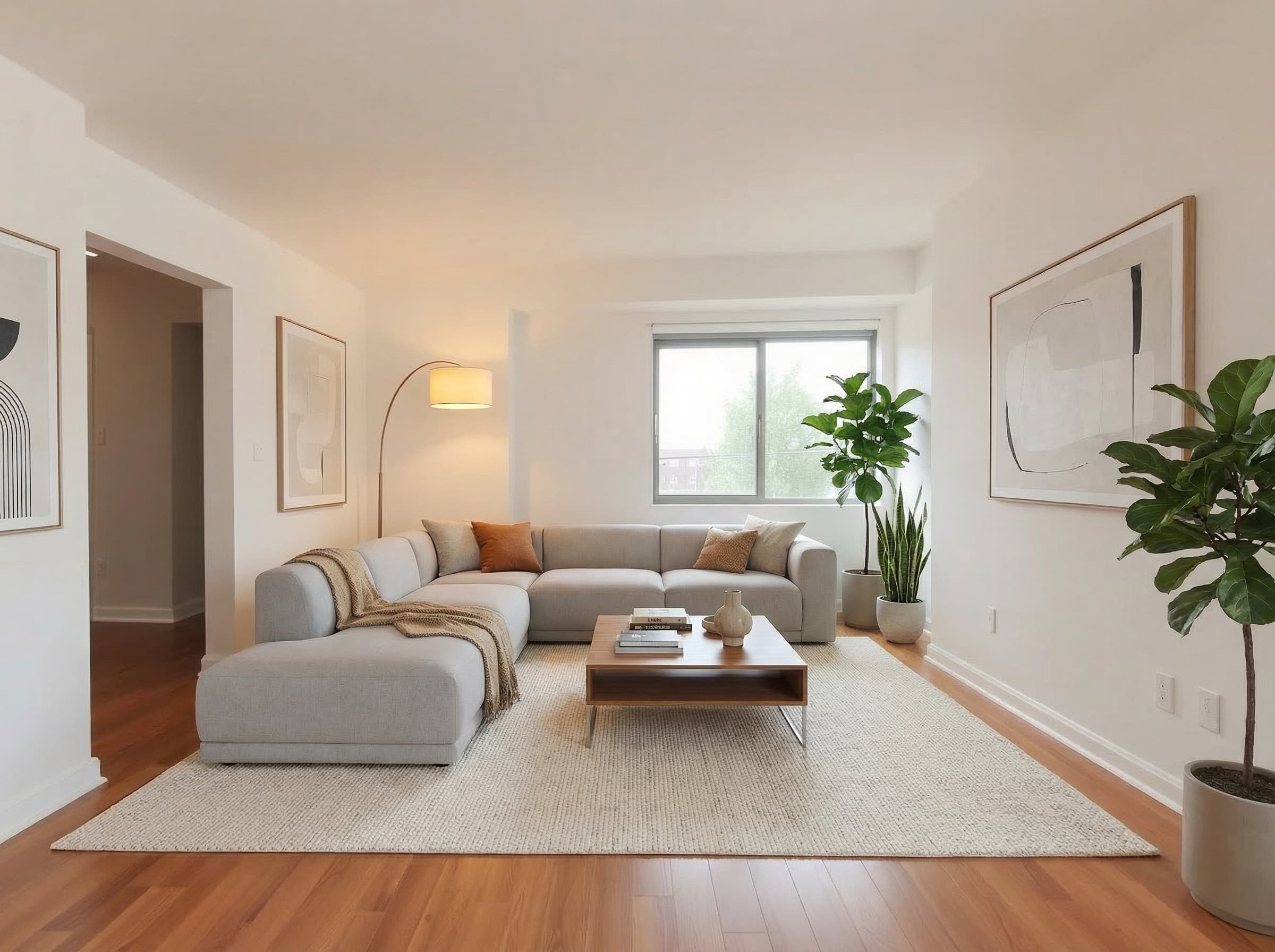 Living Room - After staging