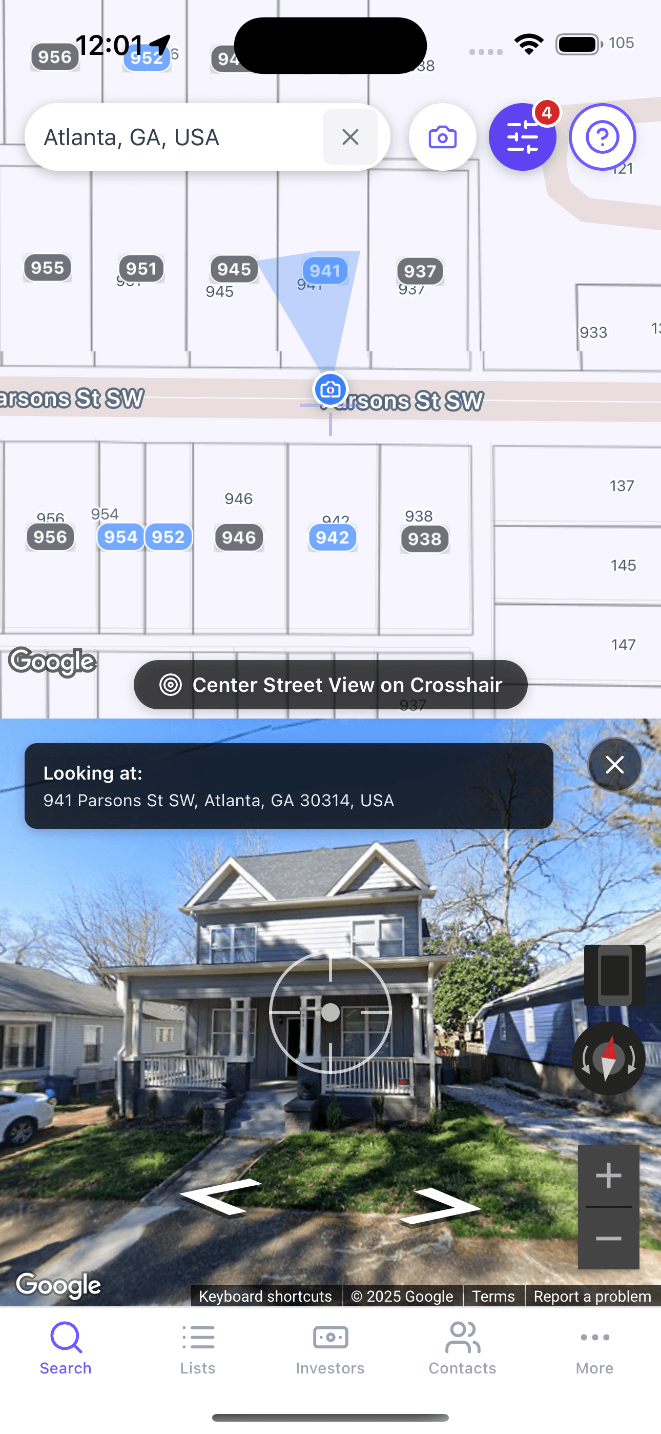 Virtual Driving for Dollars in JustPropertySearch